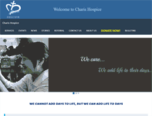 Tablet Screenshot of charishospice.com